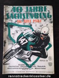Programmheft Sachsenring 1961